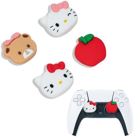 GeekShare 6 Pezzi Impugnature In Silicone Per Joystick PS4 PS5 Switch Pro – Antiscivolo - Foto 3