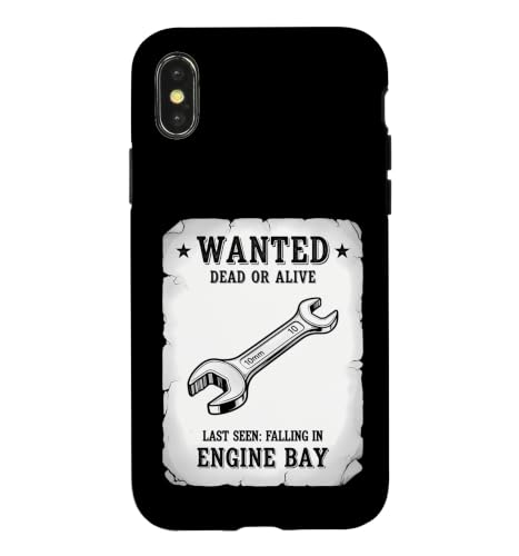 Funny Wanted �|�X�^�[ ����Ő����Ă���ƌ���10mm�����` �X�}�z�P�[�X iPhone X/XS �p