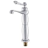 Embalaje: equipado con mangueras y otros accesorios para una instalación rápida, sin necesidad de ayuda profesional. Este grifo de fregadero antiguo es perfecto para su uso en bañeras, fregaderos, lavabos, etc.