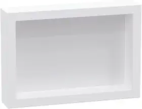 Nicho de Parede Sobrepor 28cmx40cm Branco Arquitech Metasul Banheiro Lavanderia Instalação Fácil