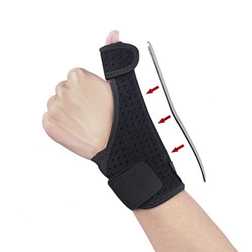 YluckyWrist Brace Thumb Splint Adjustable Thumb Spica Stabilizer Men Women Wrist Support Brace Breathable Thumb Flexible Protector for Arthritis, Pain, Sprains, Injury Recovery