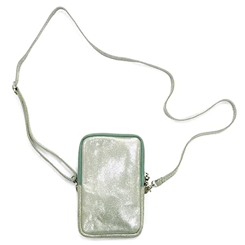 Sac à bandoulière BE My Bag vert sauge, l'idée cadeau femme idéale en cuir