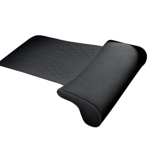 Seat Extension Cushion - Leather Leg Extender Cushion | Car Seat Extender Leg Support | Extended Auto Seat Cushion, Leg Rest Mat, Leg Support Pillow, Breathable for Car Bus Train Truck SUV