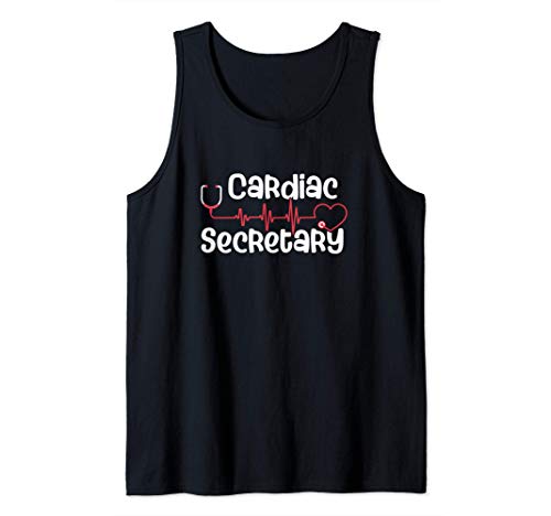 Secrétaire à la cardiologie Secrétaire médicale Cadeaux de c Débardeur