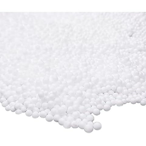 Micro Foam Beads 0.25 Cubic Feet - Great for Arts & Crafts, Stuffing and Decorations Cover