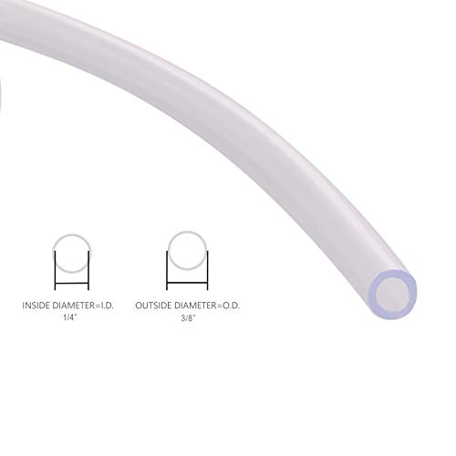 DERNORD PVC Tubing 1/4"ID X 3/8"OD