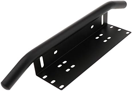 RIGIDON Heavy Duty Led Work Light Bar Licence Number Bumper Plate Mounting Brackets Frame Holder For Car Off road Truck SUV UTE ATV 4x4 Aluminum Alloy Black Color