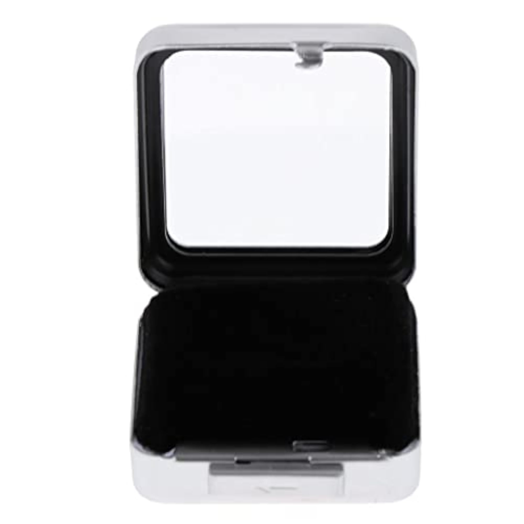 Metal Jewelry Gift Box for Loose Diamonds, Silver