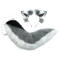 Amazon.co.jp: ハスキー 獣耳 オオカミ耳 コスプレ カチューシャ お 