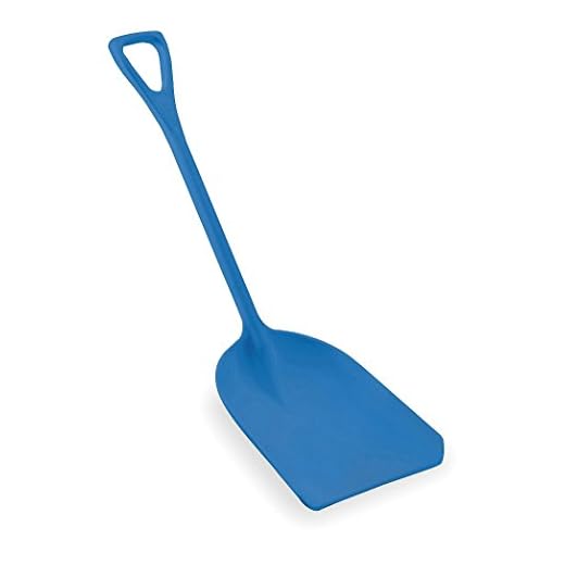 Remco 69823 Seamless Hygienic Shovel - BPA-Free, Food-Safe, Commercial Grade Kitchen and Gardening Accessories, 14", Blue