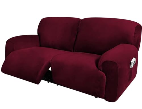 Fundas para sofá reclinable de 2 plazas duraderas y lavables 2