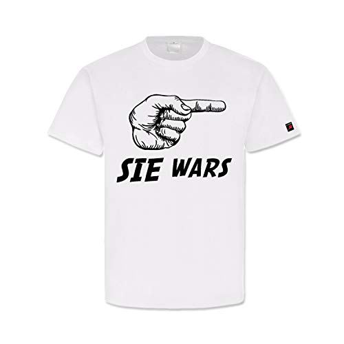 Si guerre destra schuldiger Person Uomo Finger su