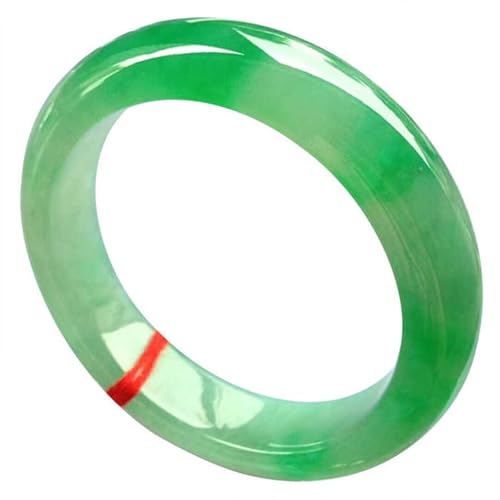 Bracelet en jade vert chinois véritable pour femme - Bijou en jadéite naturelle de 56 mm