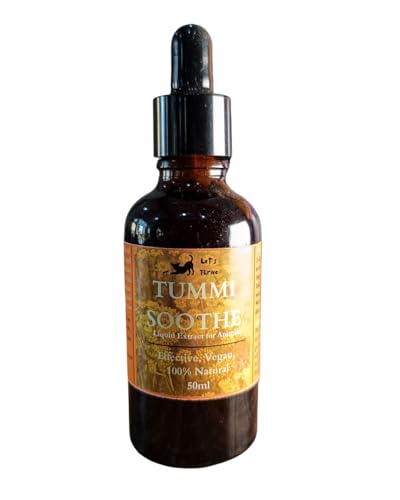 LET'S THRiVE TummiSoothe Tincture for Dogs & Cats | Natural Fennel & Tulsi Extract for Gas, Indigest...