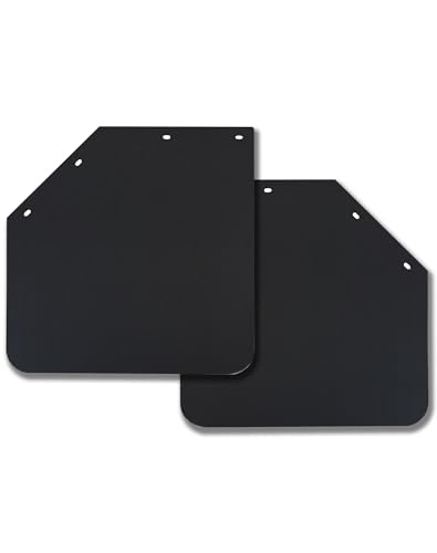 Image of Semi Truck Mud Flaps 24 inchx24 inch Angled, Universal Heavy Duty Polymer MudFlaps for Semi Truck Tractor Trailer (2Pcs)