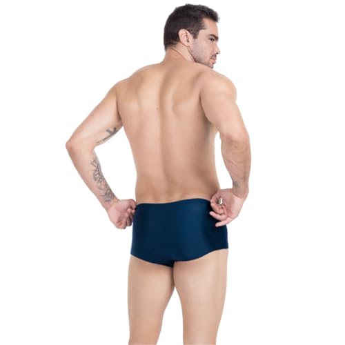 Sunga Masculina Tradicional Adulto Lisa Poliamida Premium Com Cadarço Ajustável Homens Modelo Clássi