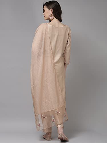 Image of INDO ERA Women's Cotton Straight Kurta Pant With Dupatta Set(21Aaaaaaa1919)