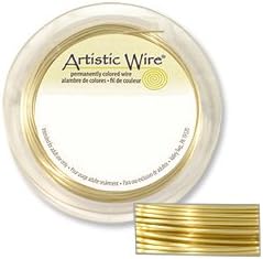 JewelrySupply Artistic Wire Jewelry Wire Non-Tarnish Brass 18 Gauge (10 Yards)