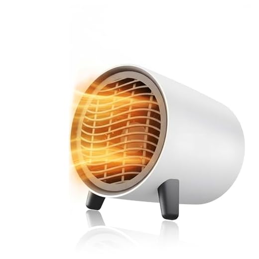 Calefactor Eléctrico Compact, Bwaliffury Calentador Cerámico Silencioso, Protección contra el sobrecalentamiento, Calefactor Bajo Consumo, Estufa Eléctrica Para baño, Oficina, Hogar, Dormitorio