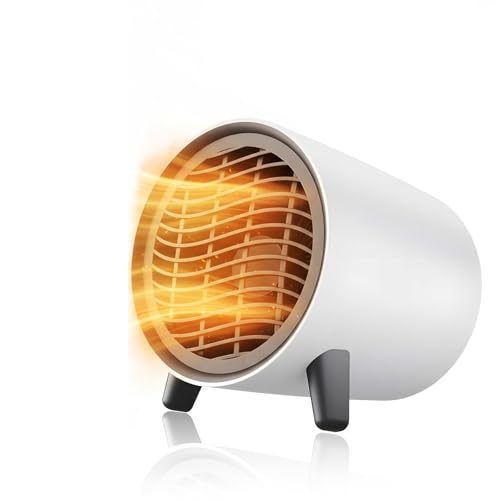 Calefactor Eléctrico Compact, Bwaliffury Calentador Cerámico Silencioso, Protección contra el sobrecalentamiento, Calefactor Bajo Consumo, Estufa Eléctrica Para baño, Oficina, Hogar, Dormitorio