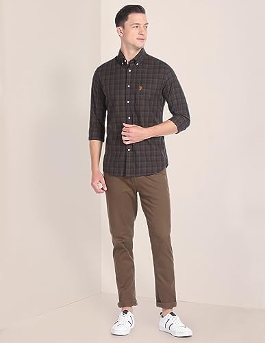 Image of U.S. Polo Assn. Men Cotton Regular Fit Shirt