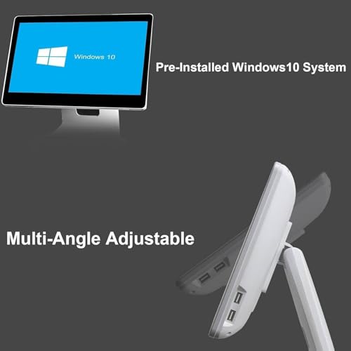 Caixa registradora POS - tela sensível ao toque de monitor de 15,6 polegadas, caixa registradora de