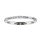 [Materialien] Maserati JEWELS Herren Armbänder aus Stahl, Keramik, IP Gelbgold, IP Schwarz