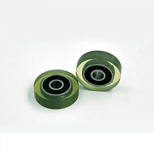 Roulements à billes PU624 galet polyuréthane arbre 4 mm - 4