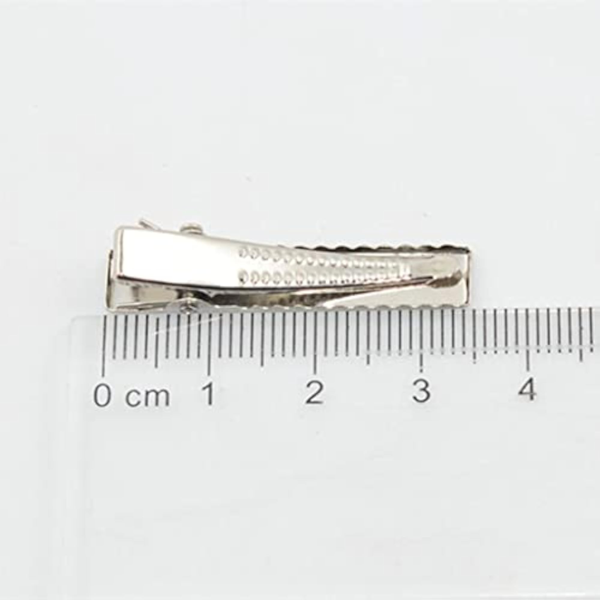 2x50pcs Assorted Size Flat Single Prong Metal Alligator Clips