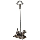 Door Stoppers for Bottom of Door Cast Iron Decorative Door Stop Wedge Metal Doorstops (Vintage Dog)
