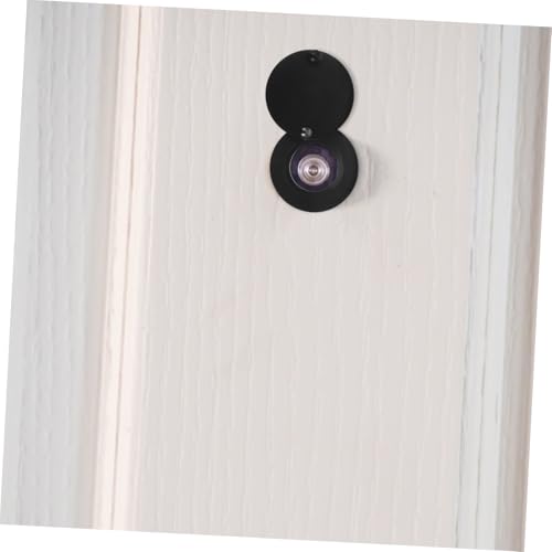 POPETPOP 2 piezas cubierta sólida para ojo de puerta protección de privacidad fácil de instalar para seguridad del hogar miniatura 6