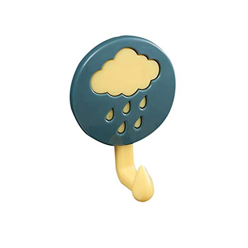 Crochet ventouse verte lot de 3 pour fixation murale sans perçage