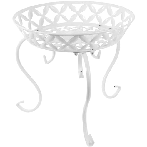TOYANDONA 1 Juego Soporte para Plantas de Metal de Estilo Rústico Resistente y Duradero Estante para Macetas con Diseño Minimalista para Decoración Interior y Exterior