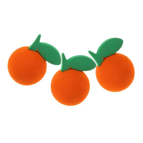 Decoración de bola de antena de coche Cabilock, tres piezas de Eva naranja