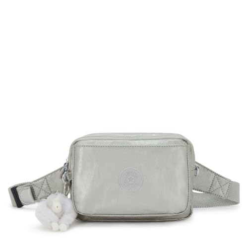 Image of Kipling Women's Abanu Medium Crossbody Bag, Lightweight, Adjustable Nylon Waist Pack with Multi-Compartment Zip Pockets
