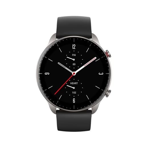 Amazfit GTR 2 nova versão A1952 do relógio inteligente 46mm Ultra Long Range Alexa Smart Watch incorporado para telefones Android iOS (preto)
