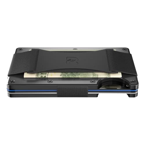 Image of The Ridge Minimalist Slim Wallet For Men, Gunmetal (Titanium), Minimalist