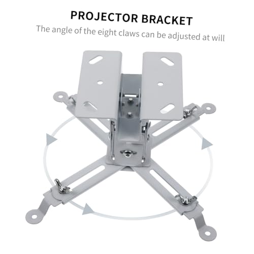 Soporte de pared proyector con orificios universales y ajuste de ángulo continuo 6