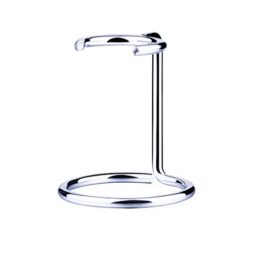 Grandslam Shave Brush Stand Stainless Steel for Badger Shaving Brushes Holder Height 2.8inch/7cm Space Saver