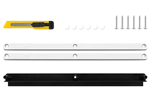 Schellenberg 46605 Fensterfalzlüfter Plus Starterset, Fensterlüfter Doppelpack, automatische Lüfterklappen, Montage am Fensterrahmen, weiß