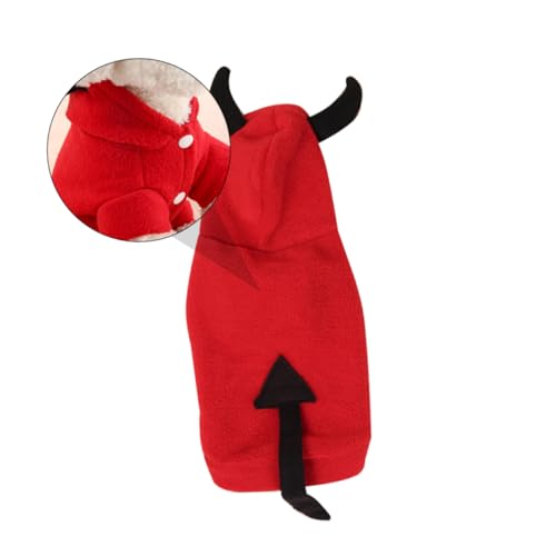 Disfraz Halloween diablito para perro talla XL miniatura 6