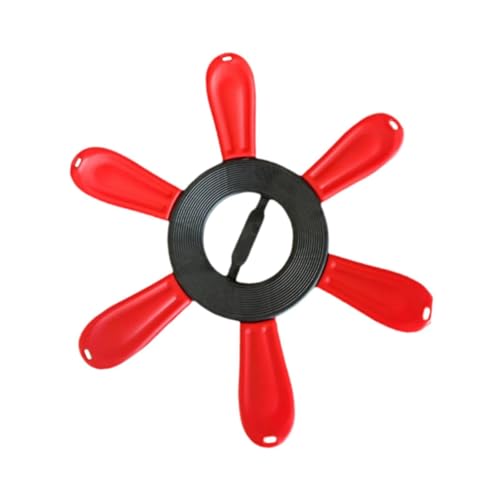 rockible Yoga Ball Base, Yoga Ball Holder Stand, Anti Burst Ball Chair, Balance Ball Stand, Yoga Ball Chair Stand Base for Pilates, Red