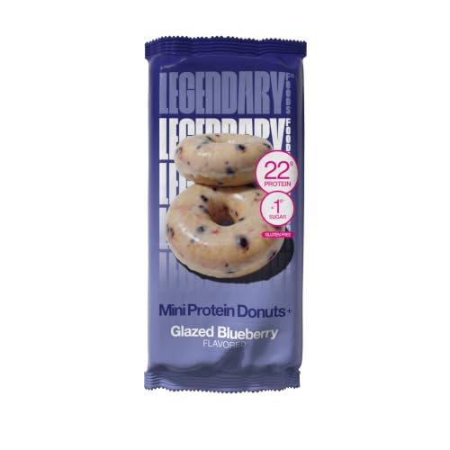 Legendary Foods High Protein Donuts, Blueberry, Low Carb, Low Sugar