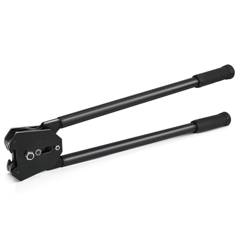 Image of Strapping Sealer /Crimper for 1 inch Steel Strapping Band Manual Banding Tool with 19 inch Extended Handle