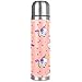 Butelka na gorącą wodę z pokrywą termos termos różowy jednorożec izolowana próżniowo butelka na wodę 500 ml