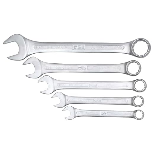 WGB Motorradwerkzeug, Motorradtool Ring-Maulschlüsselsatz Zoll 230RB 5-teilig, Unisex, Multipurpose, Ganzjährig