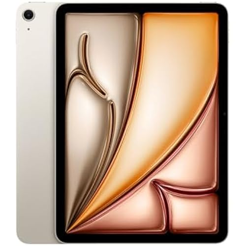 Apple iPad Air, 2025 with M3 Chip (11-inch, Wi-Fi, 128GB) - Starlight (Renewed)