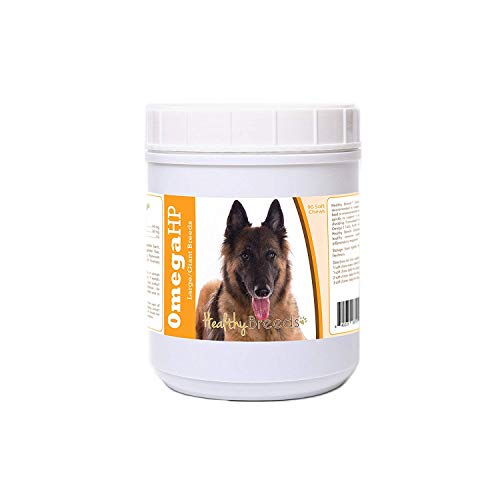 Image of Healthy Breeds Belgian Tervuren Omega HP Fatty Acid Skin and Coat Support Soft Chews 90 Count