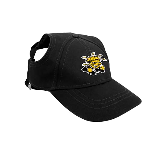 Littlearth NCAA Wichita State Shockers Pet Baseball Hat, Team Color, Medium