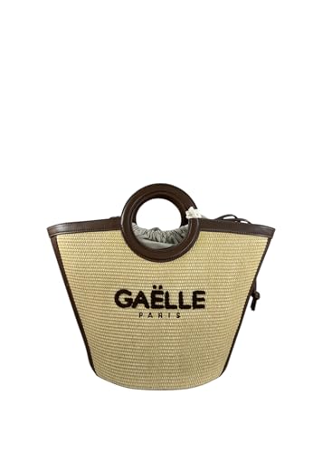 Sac à main Gaelle GAACW03101 grand cabas couleur moka luxueux